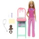 Barbie set de joaca papusa barbie blonda face cariera pediatru Barbie set de joaca papusa barbie blonda face cariera pediatru