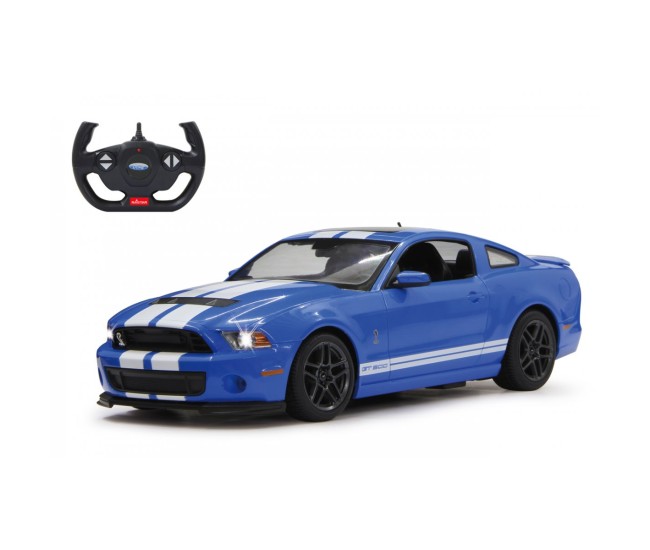 Masina cu telecomanda ford shelby gt500 albastru cu scara 1 la 14 Masina cu telecomanda ford shelby gt500 albastru cu scara 1 la 14