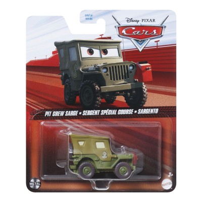 Masinuta metalica cars3 personajul pit crew sarge