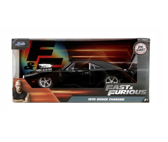 Jada fast and furious masinuta metalica dodge charger 1970 scara 1 la 24