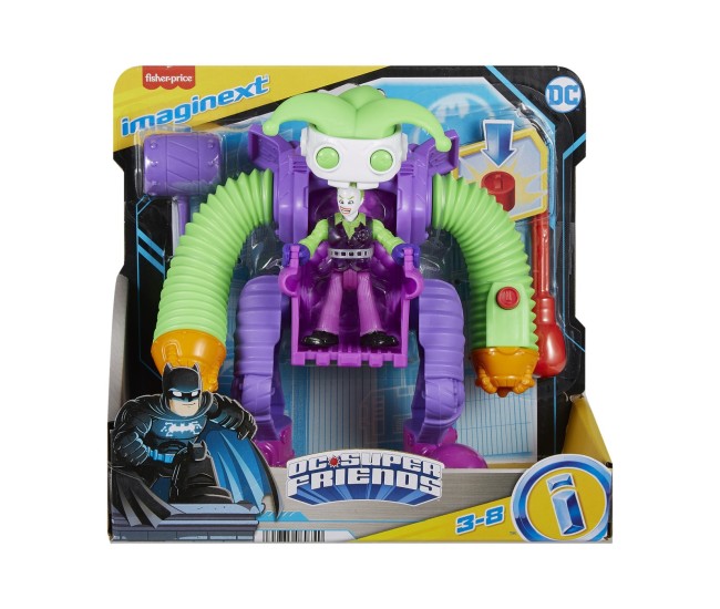 Fisher price imaginext dc super friends vehicul cu figurina joker Fisher price imaginext dc super friends vehicul cu figurina joker