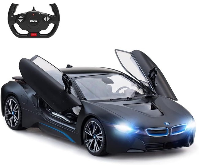 Masina cu telecomanda bmw i8 scara 1 la 14 Masina cu telecomanda bmw i8 scara 1 la 14