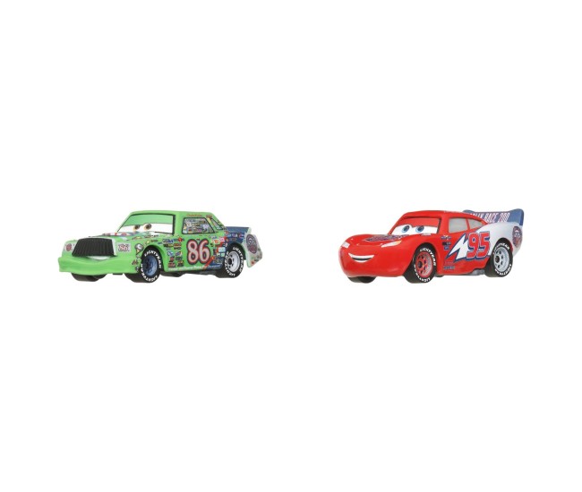 Cars3 set 2 masinute metalice fulger mcqueen si chick hicks Cars3 set 2 masinute metalice fulger mcqueen si chick hicks