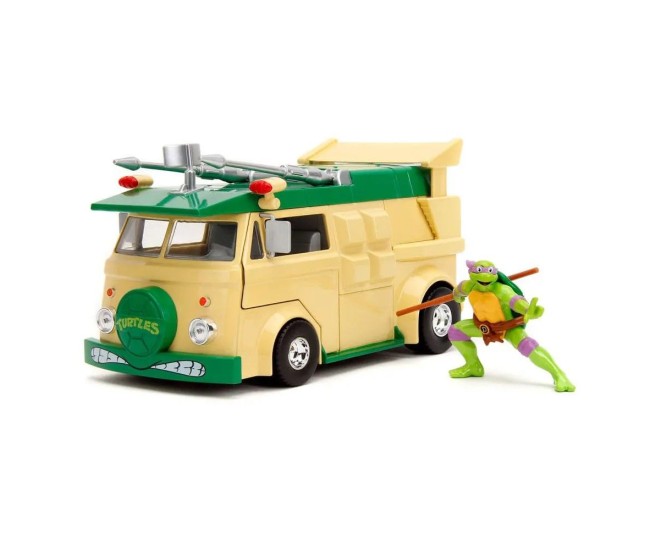 Jada testoasele ninja set metalic figurina donatello si vagonul de petrecere scara 1 la 24 Jada testoasele ninja set metalic figurina donatello si vagonul de petrecere scara 1 la 24