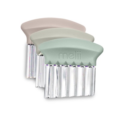 Set 3 cutite ursulet pentru gustari, melii, roz alb bej Set 3 cutite ursulet pentru gustari, melii, roz alb bej