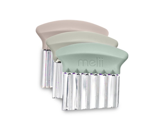 Set 3 cutite ursulet pentru gustari, melii, roz alb bej Set 3 cutite ursulet pentru gustari, melii, roz alb bej