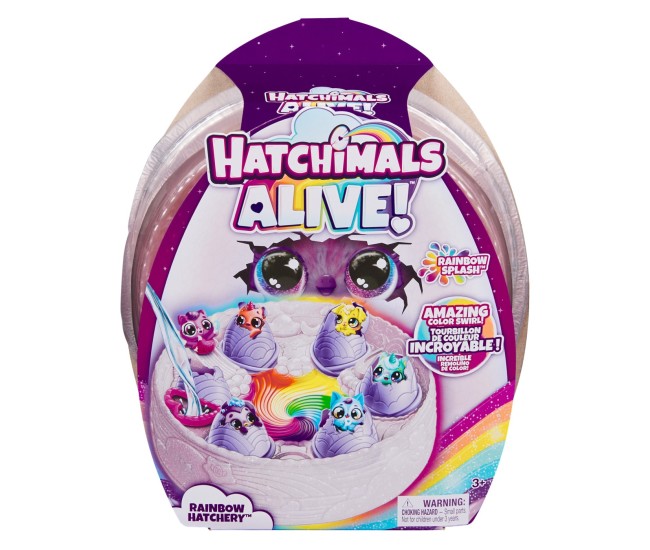 Hatchimals alive set curcubeu Hatchimals alive set curcubeu