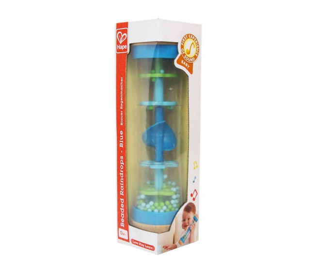 Hape instrument muzical picaturi de ploaie albastru Hape instrument muzical picaturi de ploaie albastru