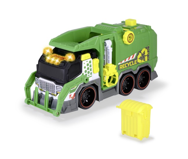 Dickie toys camion de reciclare cu lumini si sunete 39cm Dickie toys camion de reciclare cu lumini si sunete 39cm