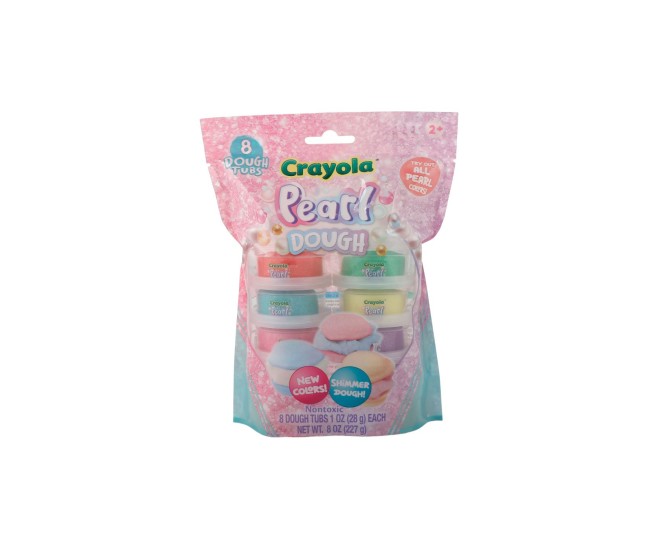 Crayola pearl set 8 borcanase cu plastelina sidefata Crayola pearl set 8 borcanase cu plastelina sidefata