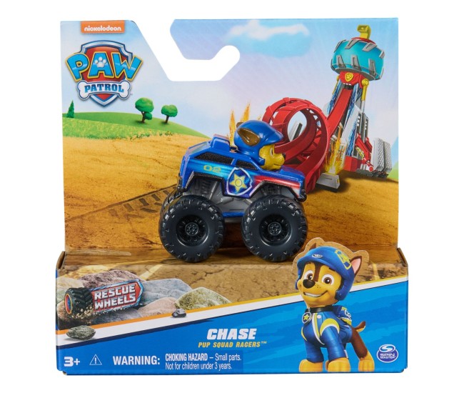 Patrula catelusilor pup squad racers rescue wheels vehicul metalic chase scara 1:55 Patrula catelusilor pup squad racers rescue wheels vehicul metalic chase scara 1:55