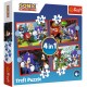 Puzzle trefl 4in1 sonic aventurile lui sonic Puzzle trefl 4in1 sonic aventurile lui sonic