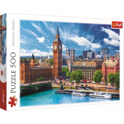 Puzzle trefl 500 o zi cu soare la londra Puzzle trefl 500 o zi cu soare la londra
