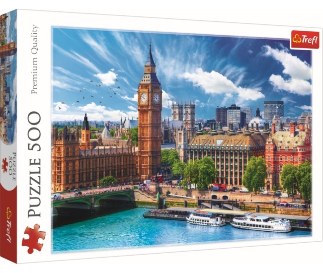 Puzzle trefl 500 o zi cu soare la londra Puzzle trefl 500 o zi cu soare la londra