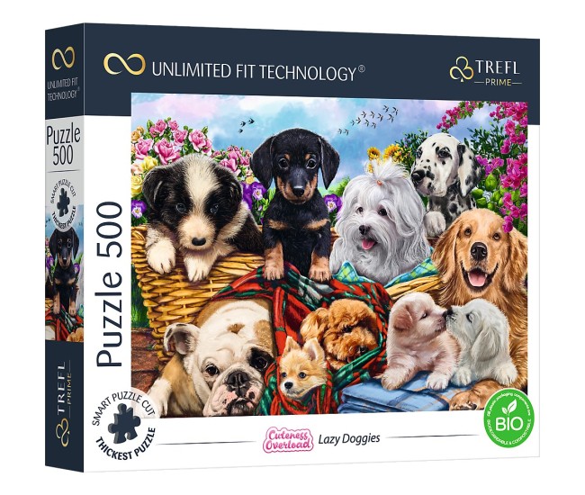 Puzzle trefl uft 500 catelusii lenesi Puzzle trefl uft 500 catelusii lenesi