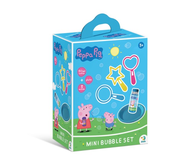 Peppa pig set mini de baloane de sapun 150 ml Peppa pig set mini de baloane de sapun 150 ml