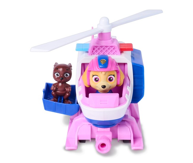 Patrula catelusilor cautare si salvare set figurina skye si vehicul elicopter