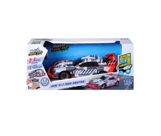 Maisto masinuta premium cu telecomanda 2.4ghz audi s1 e tron quattro scara 1 la 24 Maisto masinuta premium cu telecomanda 2.4ghz audi s1 e tron quattro scara 1 la 24