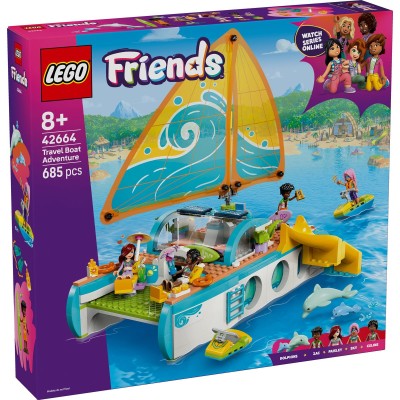 Lego friends calatoria aventuroasa cu barca 42664