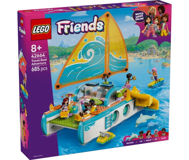 Lego friends calatoria aventuroasa cu barca 42664 Lego friends calatoria aventuroasa cu barca 42664