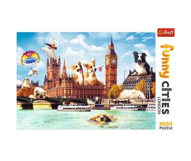 Puzzle trefl 1000 catelusi la londra Puzzle trefl 1000 catelusi la londra