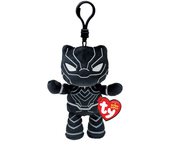 Plus breloc ty 8.5cm beanie babies marvel black panther Plus breloc ty 8.5cm beanie babies marvel black panther