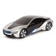 Masina cu telecomanda bmw i8 argintie scara 1 la 24 Masina cu telecomanda bmw i8 argintie scara 1 la 24