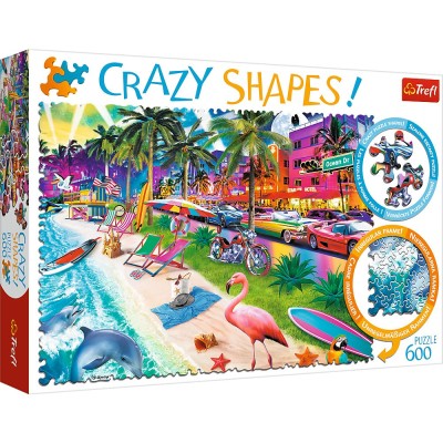 Puzzle trefl 600 forme ciudate miami beach