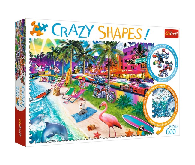 Puzzle trefl 600 forme ciudate miami beach Puzzle trefl 600 forme ciudate miami beach