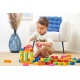 Ecoiffier abrick set de construit multicolor 50 piese Ecoiffier abrick set de construit multicolor 50 piese