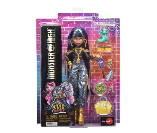 Monster high papusa cleo denile cu accesorii