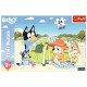 Puzzle trefl 24 maxi bluey ziua cea buna Puzzle trefl 24 maxi bluey ziua cea buna