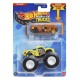 Hot wheels monster truck si masinuta metalica totaled Hot wheels monster truck si masinuta metalica totaled
