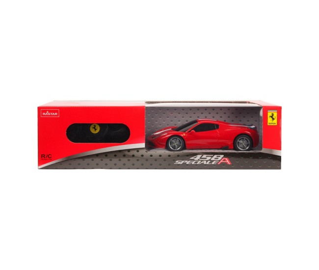 Masina cu telecomanda ferrari 458 speciale rosu cu scara 1 la 24 Masina cu telecomanda ferrari 458 speciale rosu cu scara 1 la 24