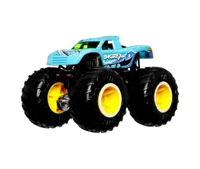 Hot wheels monster truck camion podium crasher cu culori schimbatoare scara 1:64 Hot wheels monster truck camion podium crasher cu culori schimbatoare scara 1:64