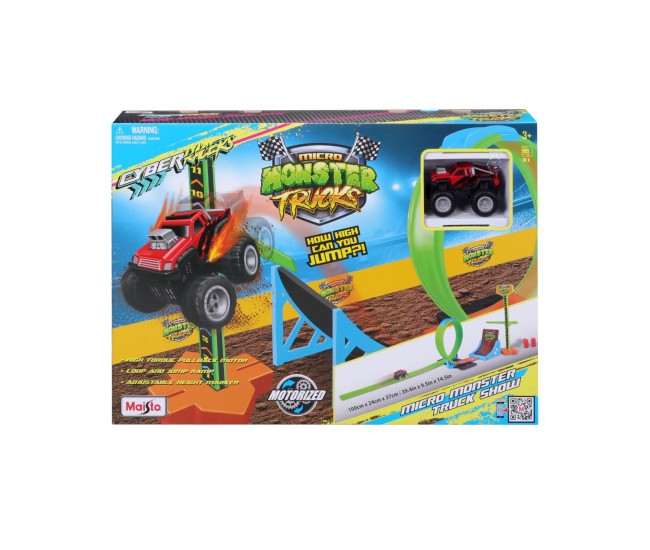 Maisto cyber racers circuit micro monster truck show Maisto cyber racers circuit micro monster truck show