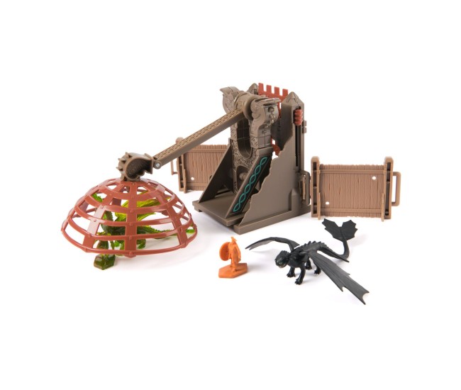 Cum sa iti dresezi dragonul incercarea flacarii set de joaca arena de antrenament lumea lui berk