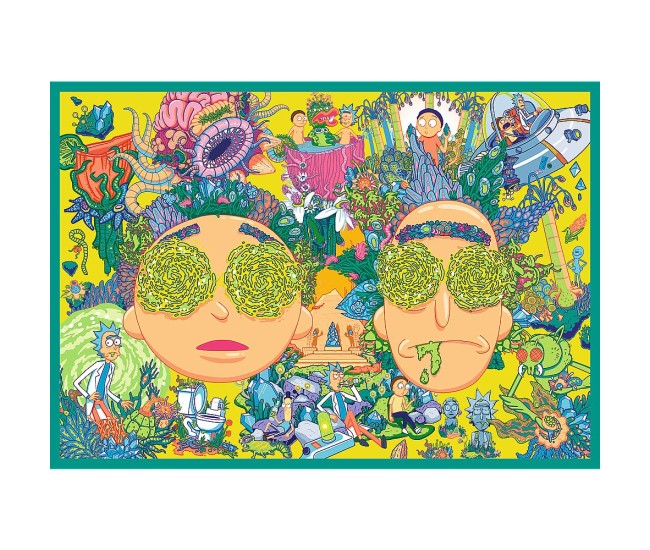 Puzzle trefl 4x250 lumea intortocheata a lui rick si morty Puzzle trefl 4x250 lumea intortocheata a lui rick si morty