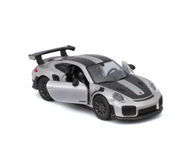 Maisto masinuta metalica speed icons porsche 911 gt2 rs silver black scara 1 la 64 Maisto masinuta metalica speed icons porsche 911 gt2 rs silver black scara 1 la 64