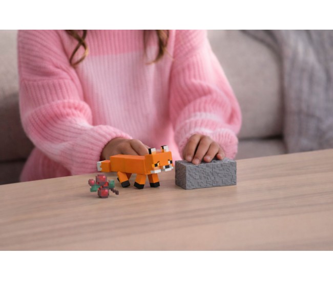 Minecraft craft a block figurina fox 8cm