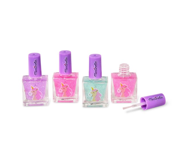 Martinelia little unicorn set 4 lacuri de unghii Martinelia little unicorn set 4 lacuri de unghii