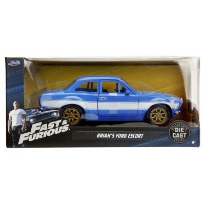 Jada fast and furious masinuta metalica brian s ford escort scara 1:24