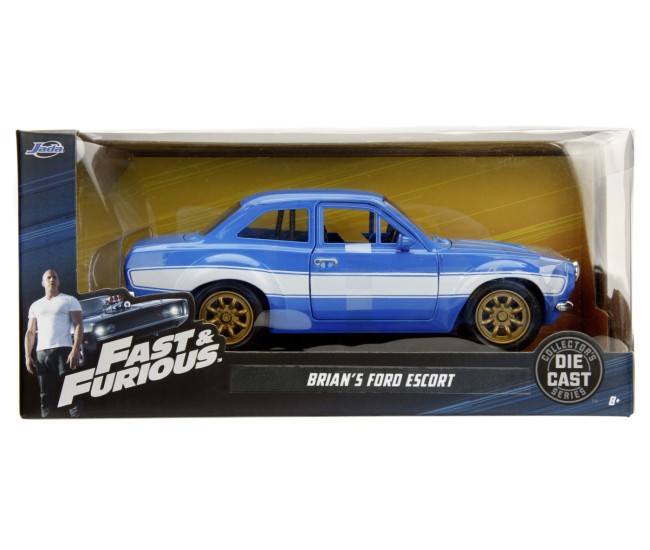 Jada fast and furious masinuta metalica brian s ford escort scara 1:24 Jada fast and furious masinuta metalica brian s ford escort scara 1:24