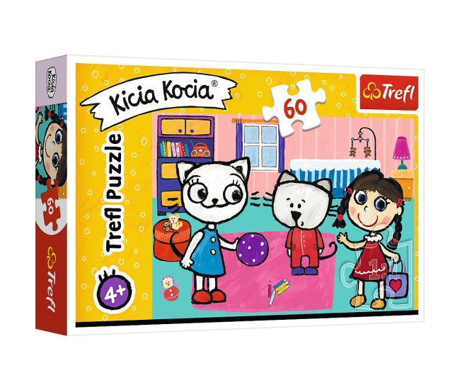 Puzzle trefl 60 kicia kocia si prietenii Puzzle trefl 60 kicia kocia si prietenii