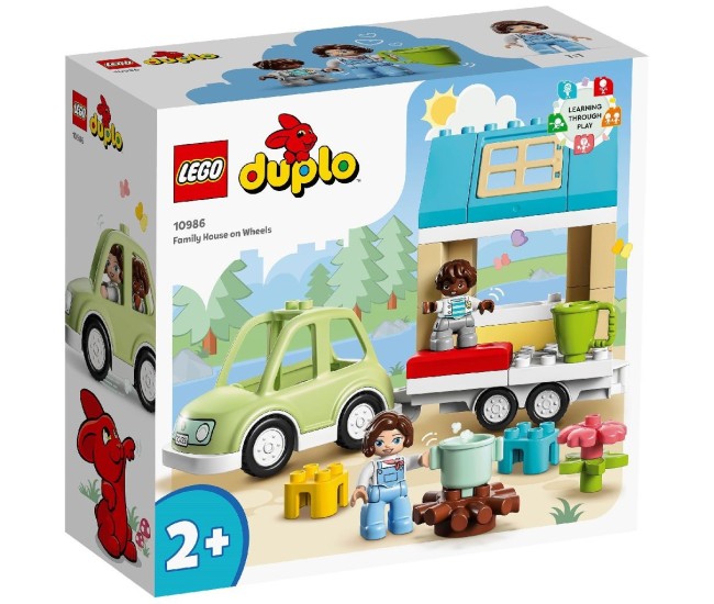Lego duplo casa pe roti a familiei 10986