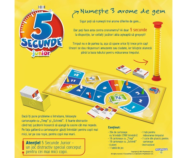 Joc 5 secunde junior limba romana Joc 5 secunde junior limba romana