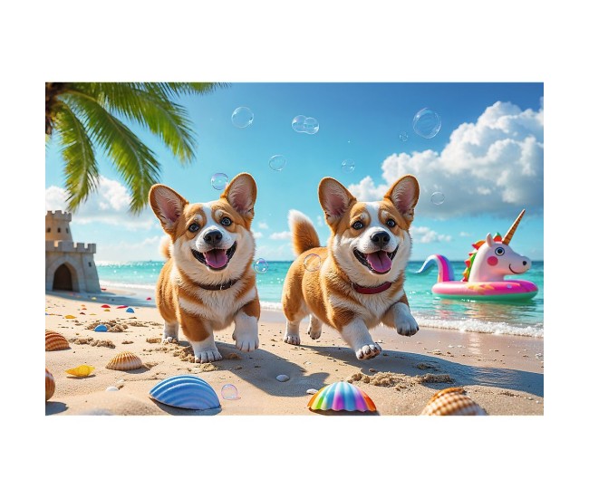 Puzzle trefl 100 catel corgi Puzzle trefl 100 catel corgi