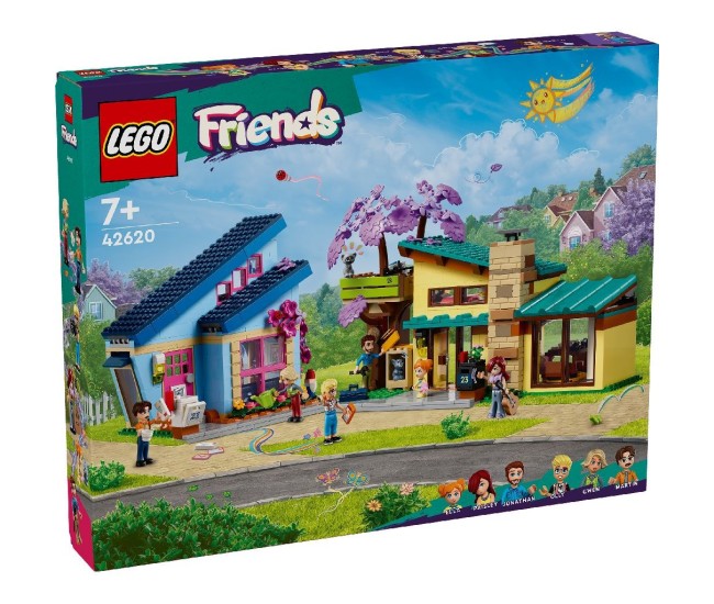 Lego friends casele familiale ale lui olly si paisley 42620 Lego friends casele familiale ale lui olly si paisley 42620