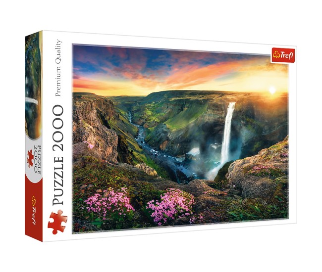 Puzzle trefl 2000 cascada haifoss isalnda Puzzle trefl 2000 cascada haifoss isalnda