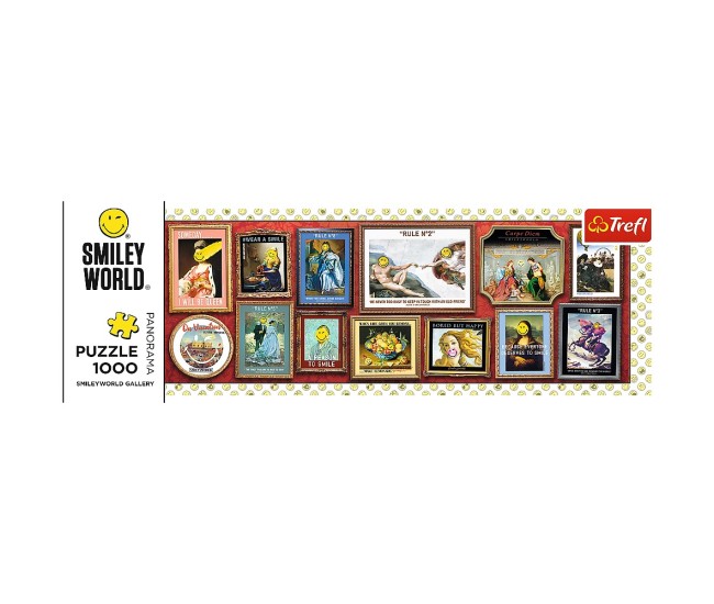 Puzzle trefl 1000 panorama lumea smiley Puzzle trefl 1000 panorama lumea smiley